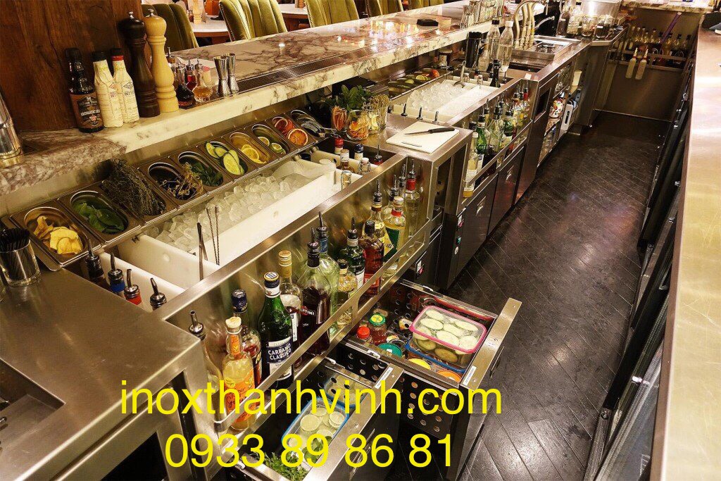 thiết kế quầy bar