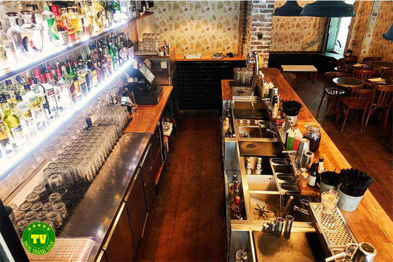 Quầy trà sữa Thành Vinh Inox